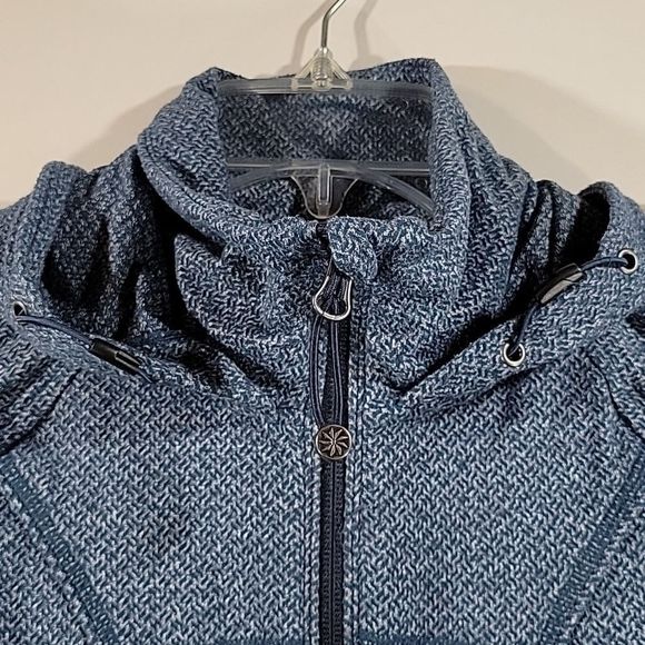 Athleta Zip up Blue Hooded Jacket Small - Picture 5 of 7